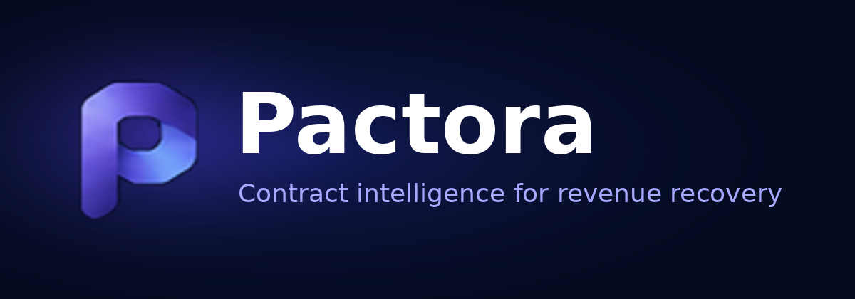 Pactora - Contract intelligence for revenue recovery
